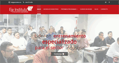 Desktop Screenshot of ejeinstituto.com